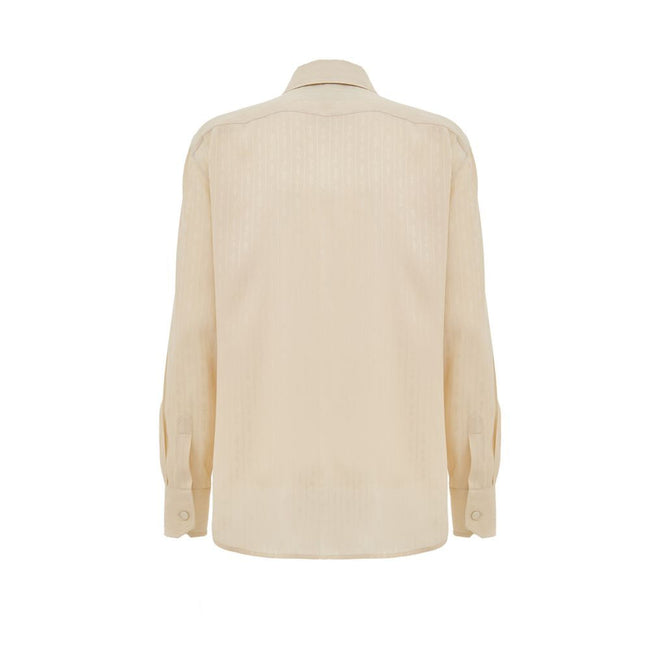 Gucci Beige Silk Shirt Gucci