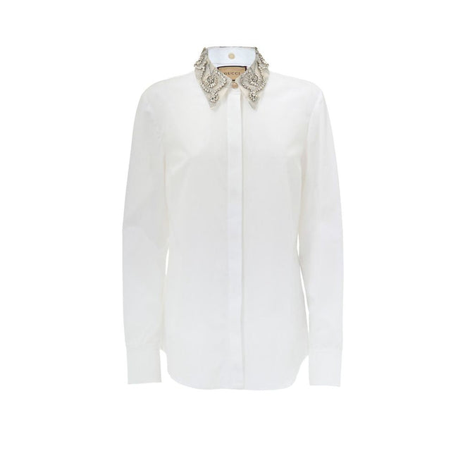 Gucci White Cotton Shirt Gucci