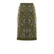 Gucci Green Viscose Skirt Gucci