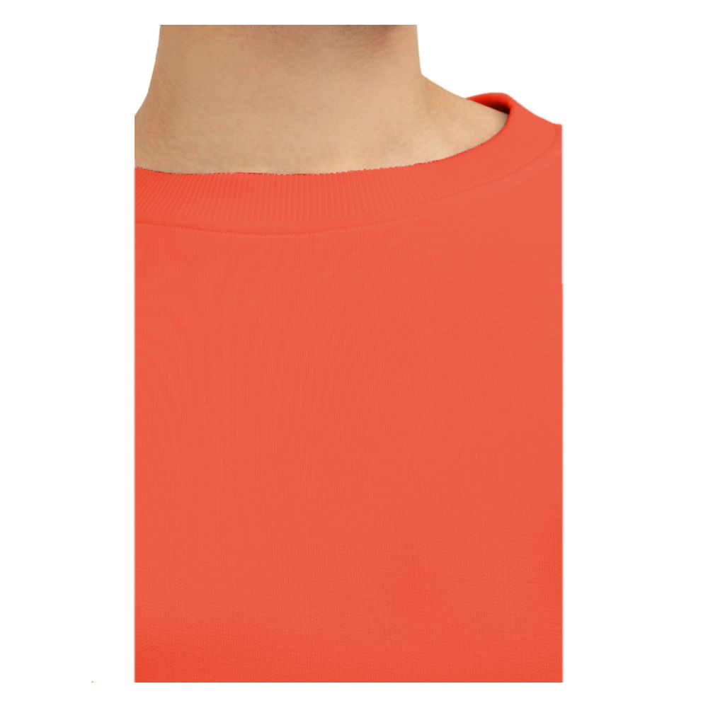 Balmain Orange Cotton Men Sweater Balmain