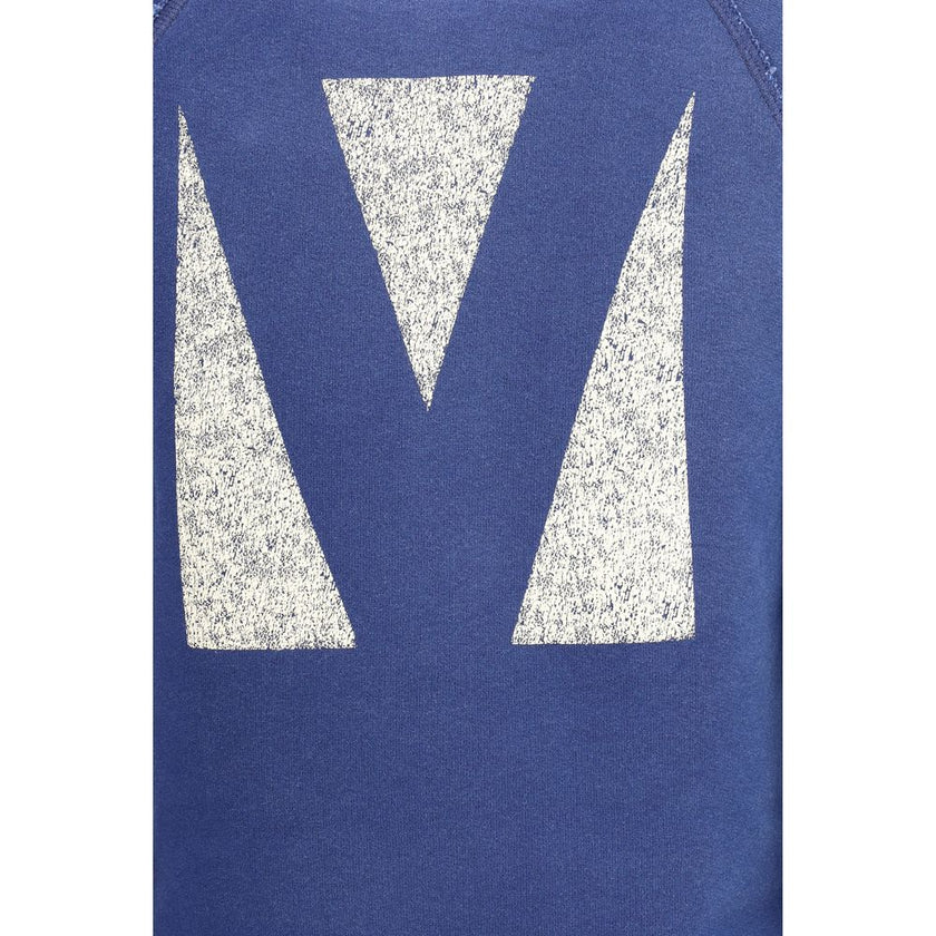 Valentino Blue Cotton Sweatshirt Valentino