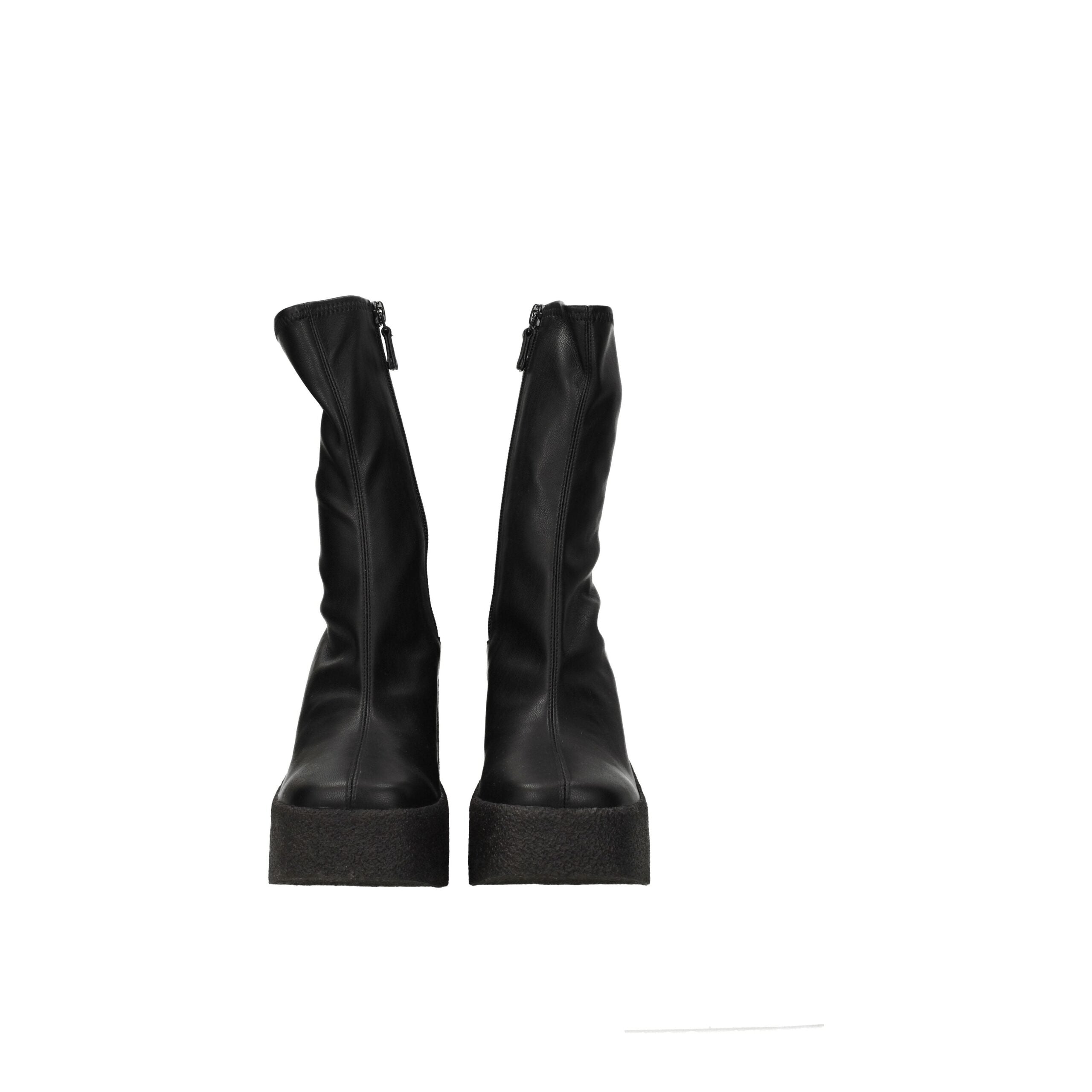 Stella McCartney Black Leather Ankle Boots Stella McCartney