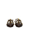 Valentino Garavani Brown Leather Sandals Valentino Garavani