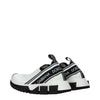 Dolce & Gabbana White Fabric Chunky Sneakers Dolce & Gabbana
