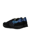 Valentino Garavani Blue Leather Low Tops Valentino Garavani