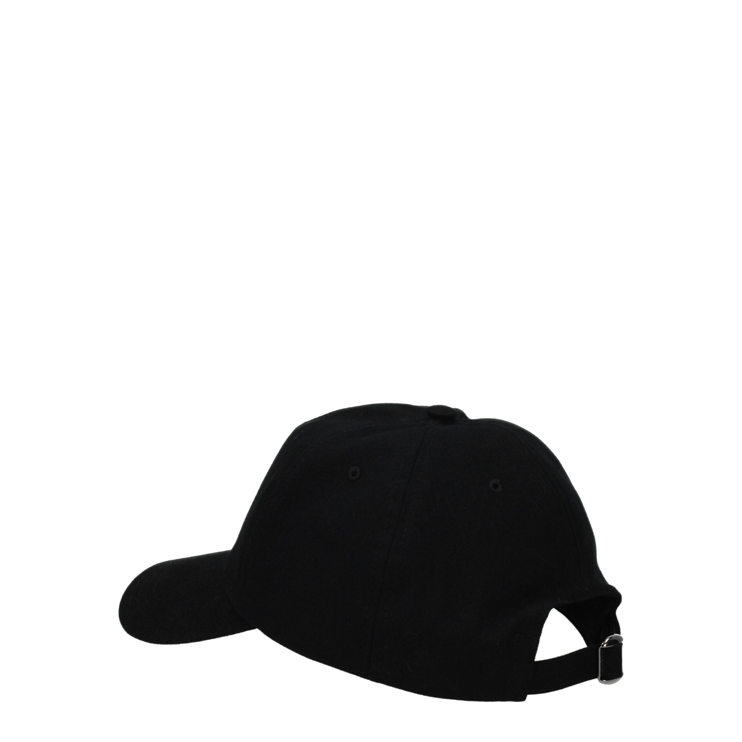 Valentino Garavani Black Cotton Caps (Baseball Hat) Valentino Garavani