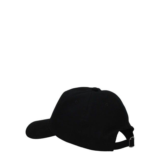Valentino Garavani Black Cotton Caps (Baseball Hat) Valentino Garavani