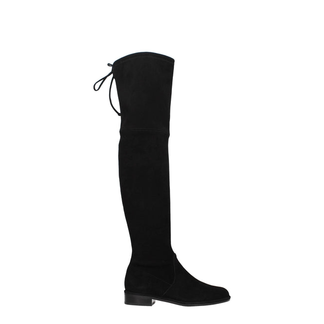 Stuart Weitzman Black Leather Over The Knee Stuart Weitzman