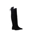 Stuart Weitzman Black Leather Over The Knee Stuart Weitzman