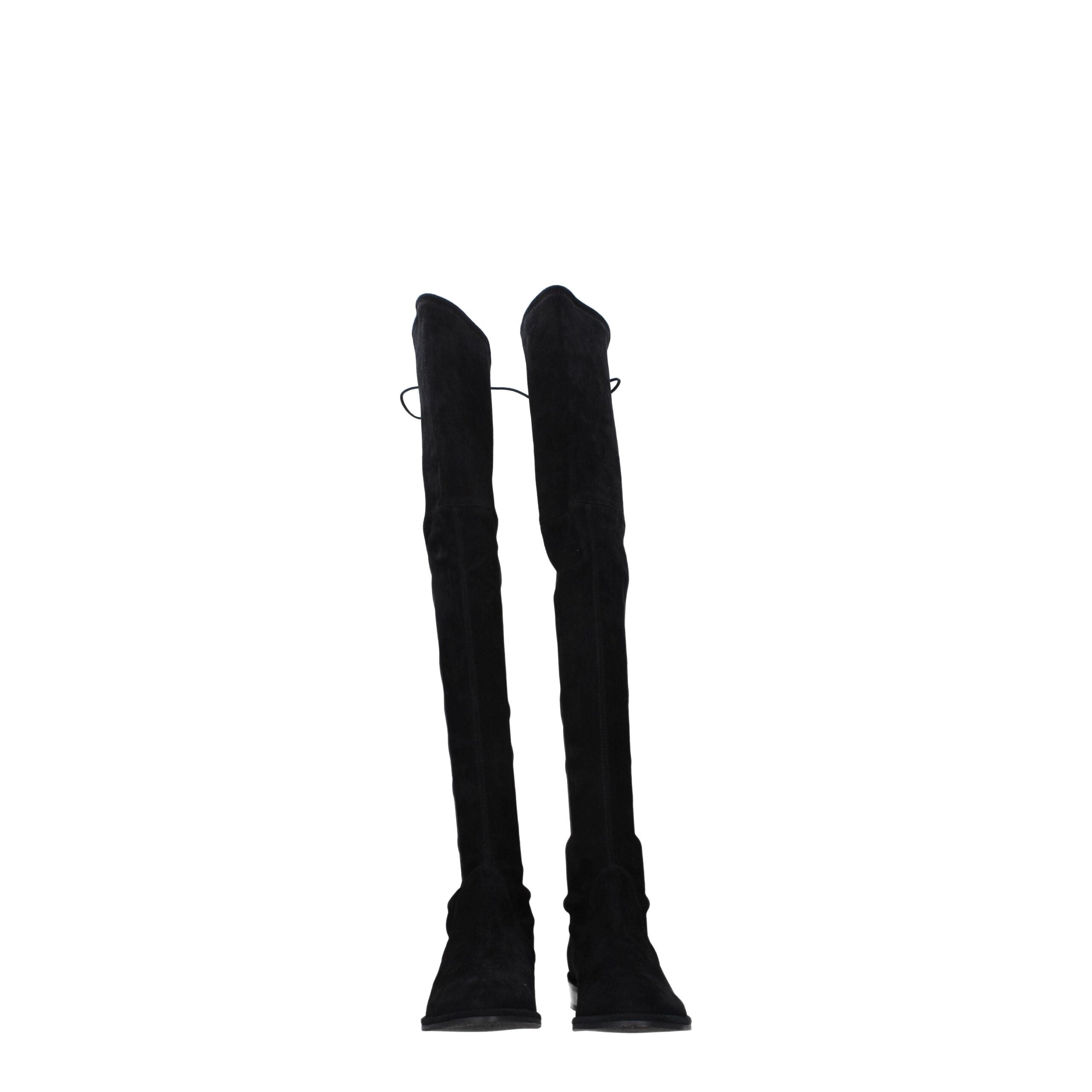 Stuart Weitzman Black Leather Over The Knee Stuart Weitzman