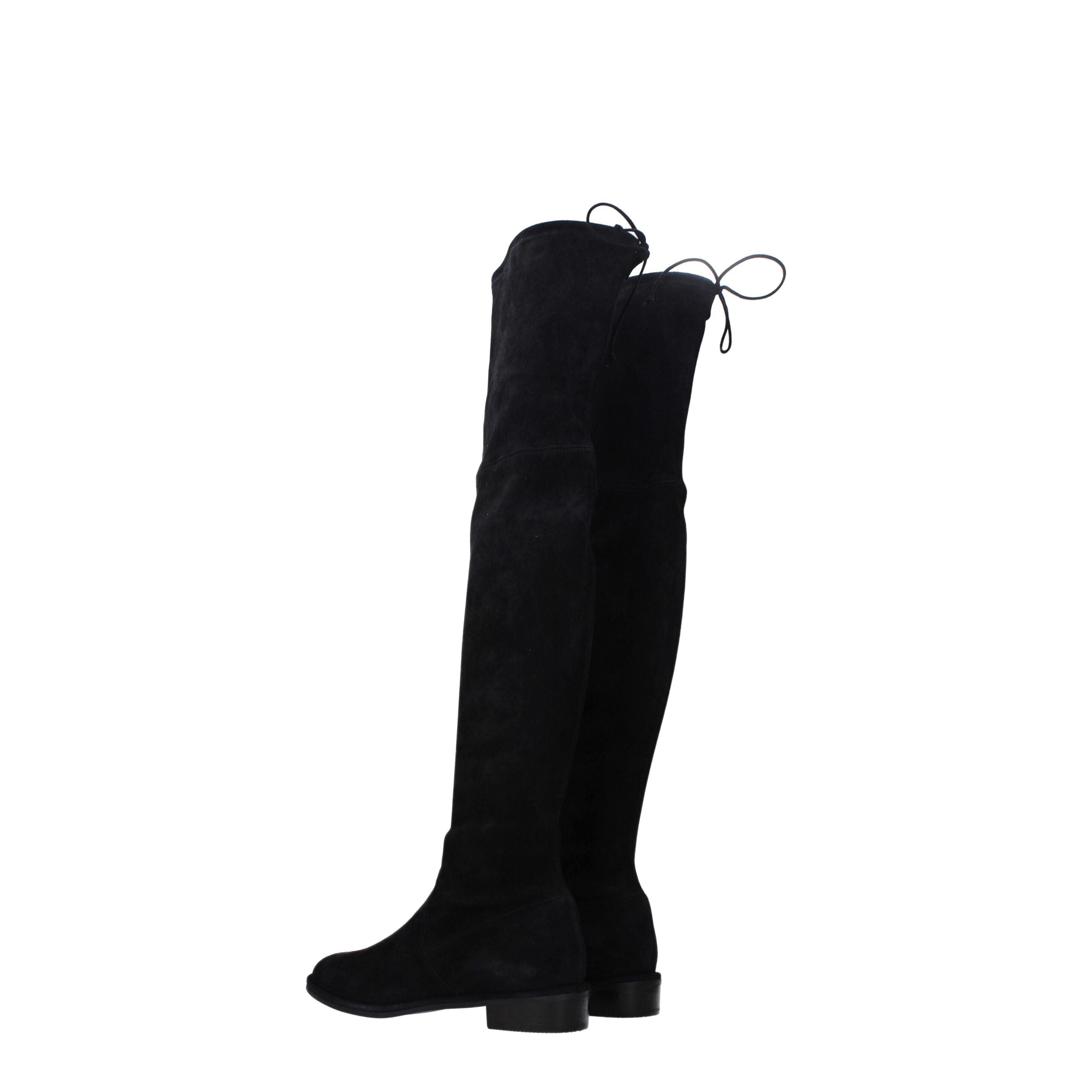 Stuart Weitzman Black Leather Over The Knee Stuart Weitzman