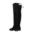 Stuart Weitzman Black Leather Over The Knee Stuart Weitzman
