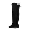 Stuart Weitzman Black Leather Over The Knee Stuart Weitzman