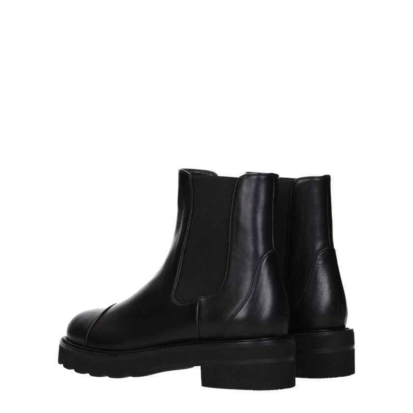 Stuart Weitzman Black Leather Ankle Boots Stuart Weitzman