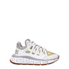Versace White Leather Athletic Sneakers Versace