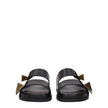 Valentino Garavani Black Leather Slippers Sandals Valentino Garavani