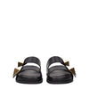 Valentino Garavani Black Leather Slippers Sandals Valentino Garavani