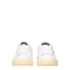Dolce & Gabbana White Leather Low Tops Dolce & Gabbana