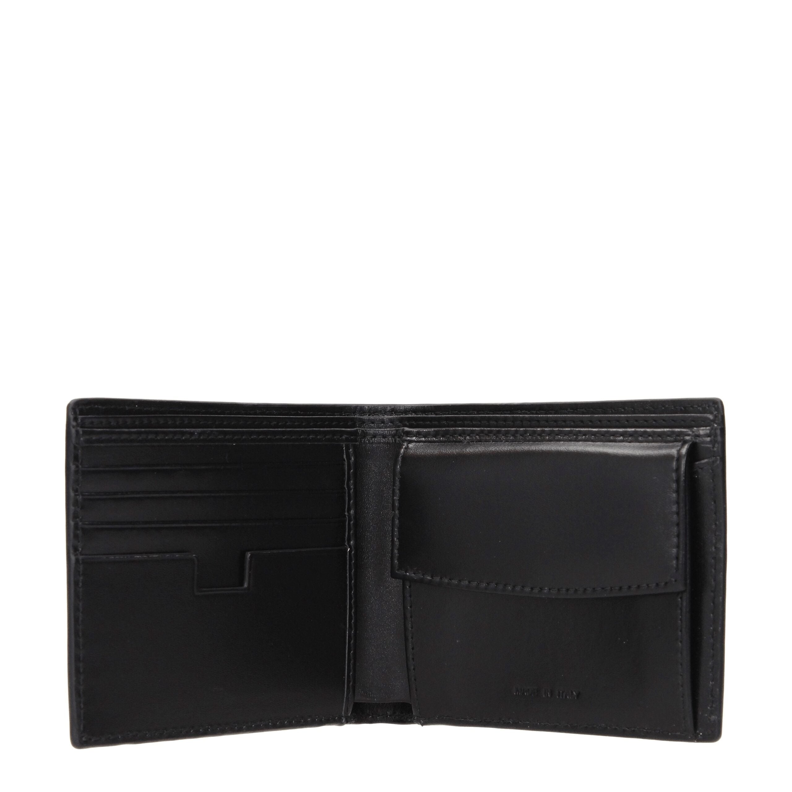 Testoni Black Leather Wallets Testoni