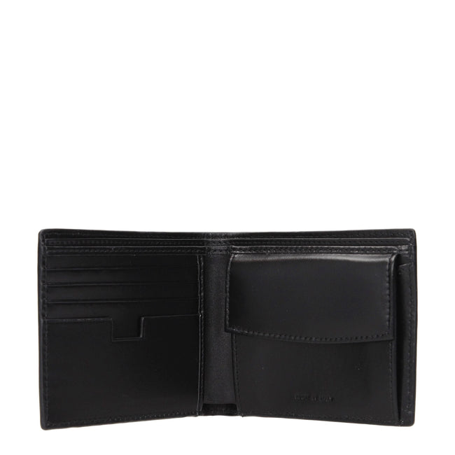 Testoni Black Leather Wallets Testoni