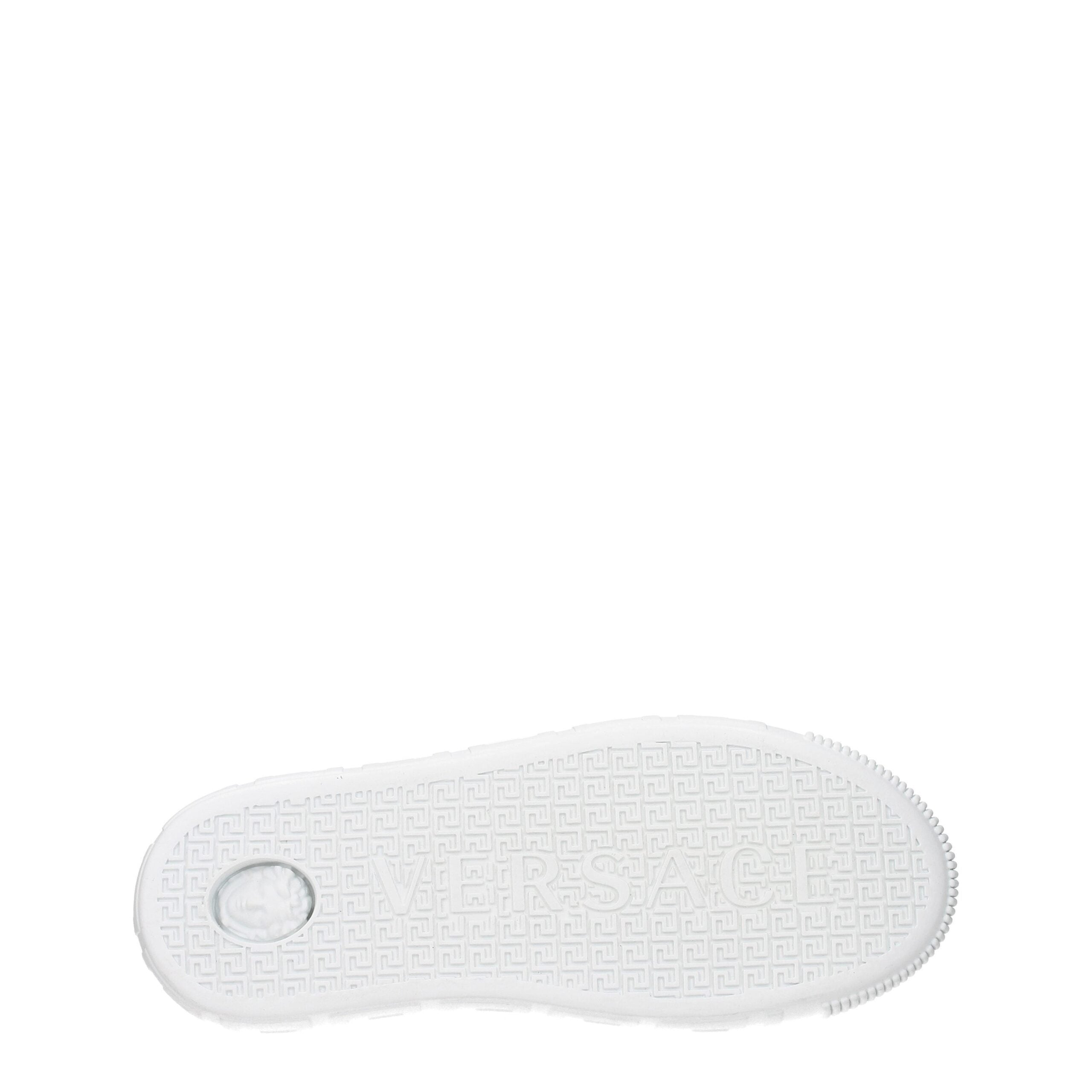 Versace White Leather Sneakers Versace