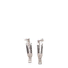 Marc Jacobs Gray Silver Earrings Marc Jacobs