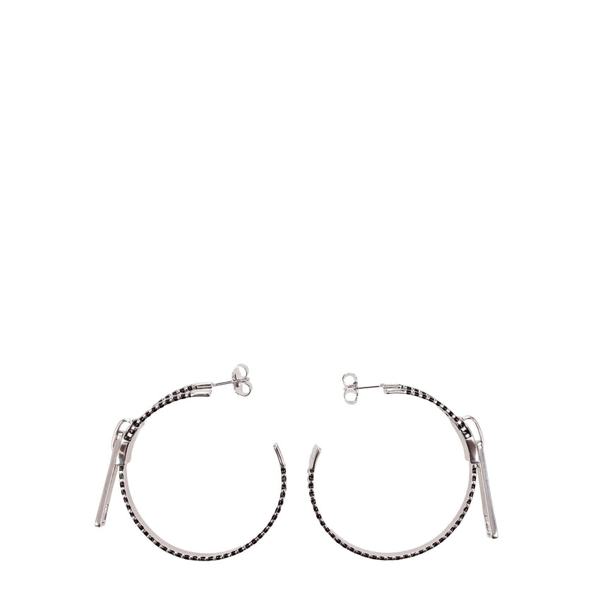 Marc Jacobs Gray Silver Earrings Marc Jacobs
