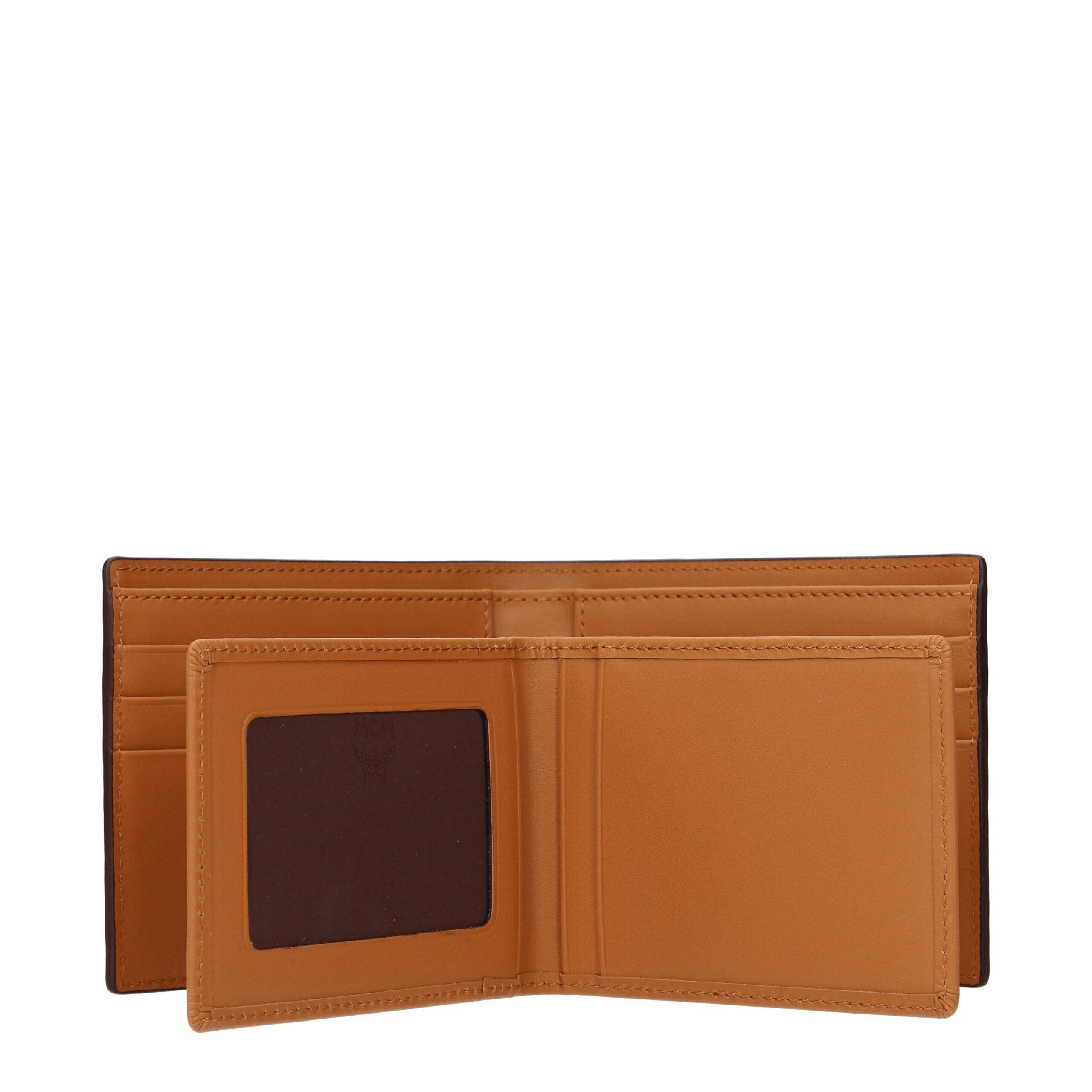 MCM Brown Leather Wallets MCM