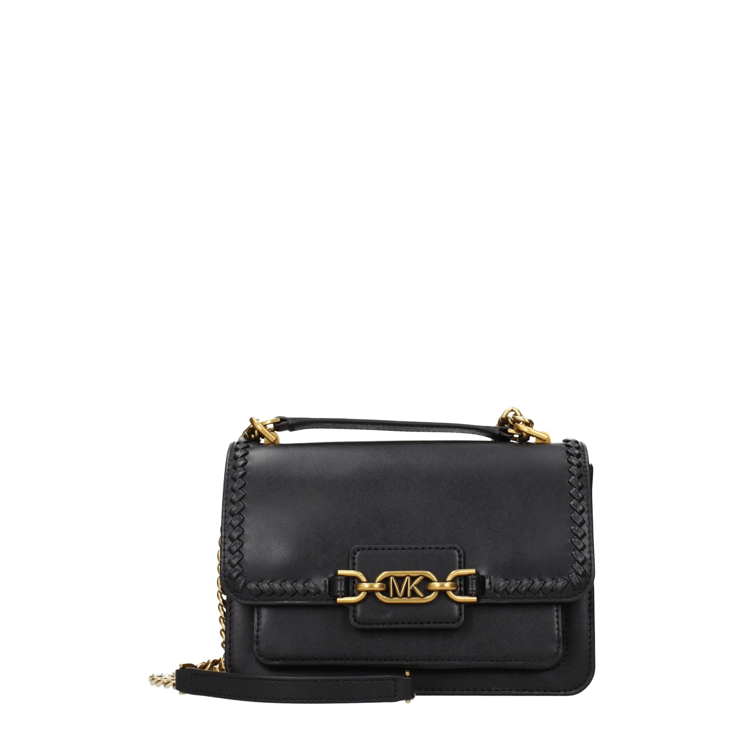 Michael Kors Black Leather Shoulder Bags Michael Kors