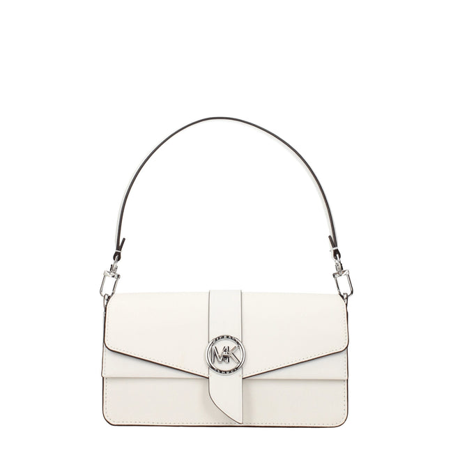Michael Kors White Leather Handbags Michael Kors