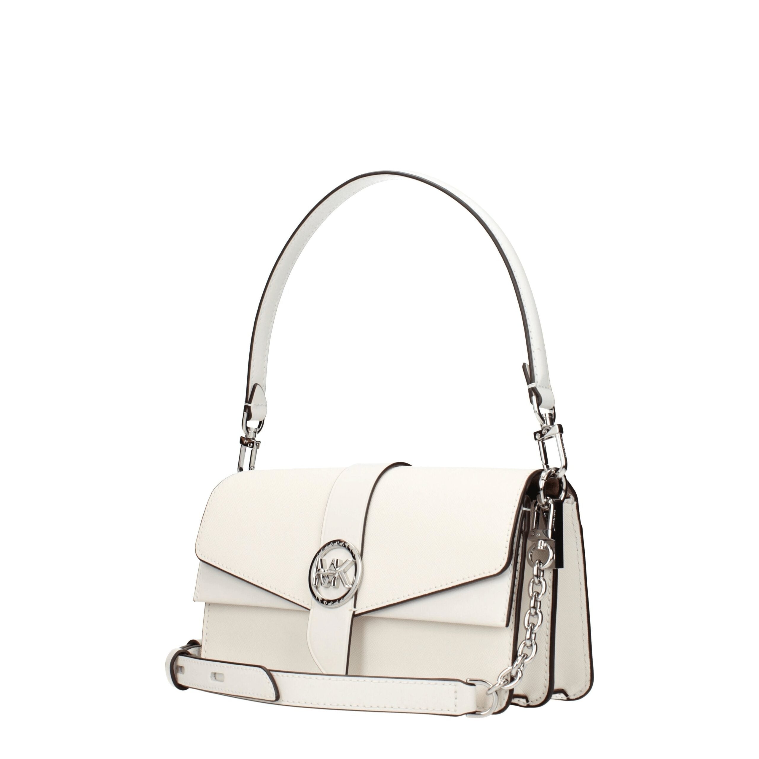 Michael Kors White Leather Handbags Michael Kors