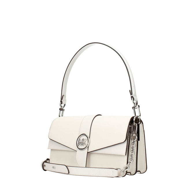 Michael Kors White Leather Handbags Michael Kors