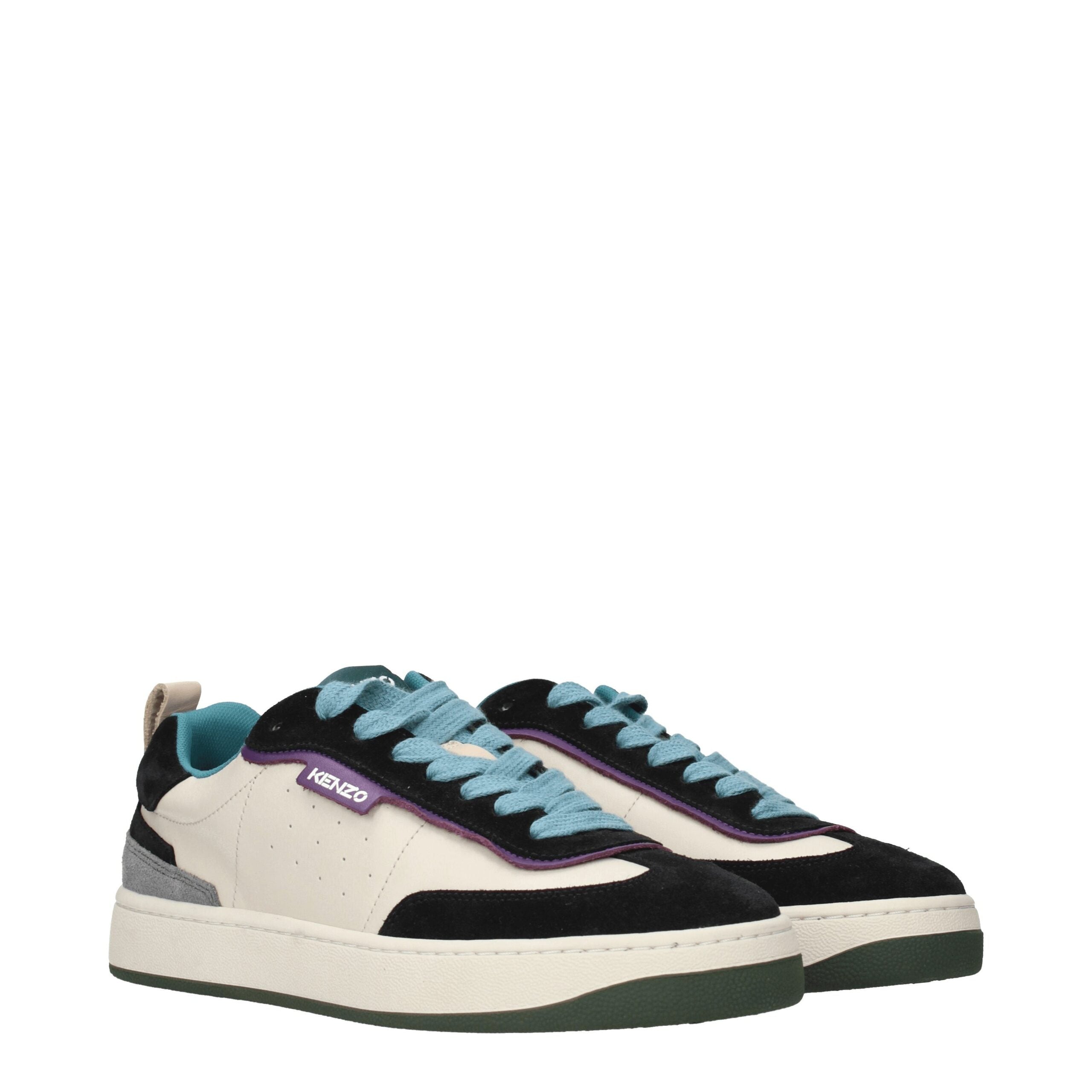 Kenzo Multicolor Leather Low Tops Kenzo