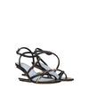 Fendi Multicolor Leather Flat Sandals Fendi