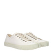 Maison Margiela White Fabric Low Tops Maison Margiela