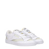 Maison Margiela White Fabric Low Tops Maison Margiela
