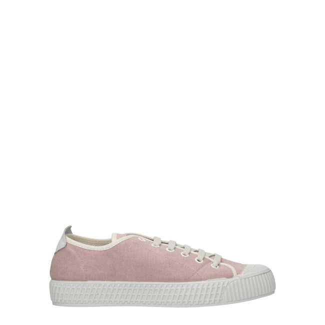 Car Shoe Pink Fabric Low Tops Car Shoe