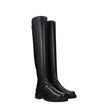 Stuart Weitzman Black Leather Over The Knee Stuart Weitzman