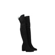Stuart Weitzman Black Leather Over The Knee Stuart Weitzman