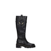 See By Chloé Black Leather Over The Knee See By Chloé