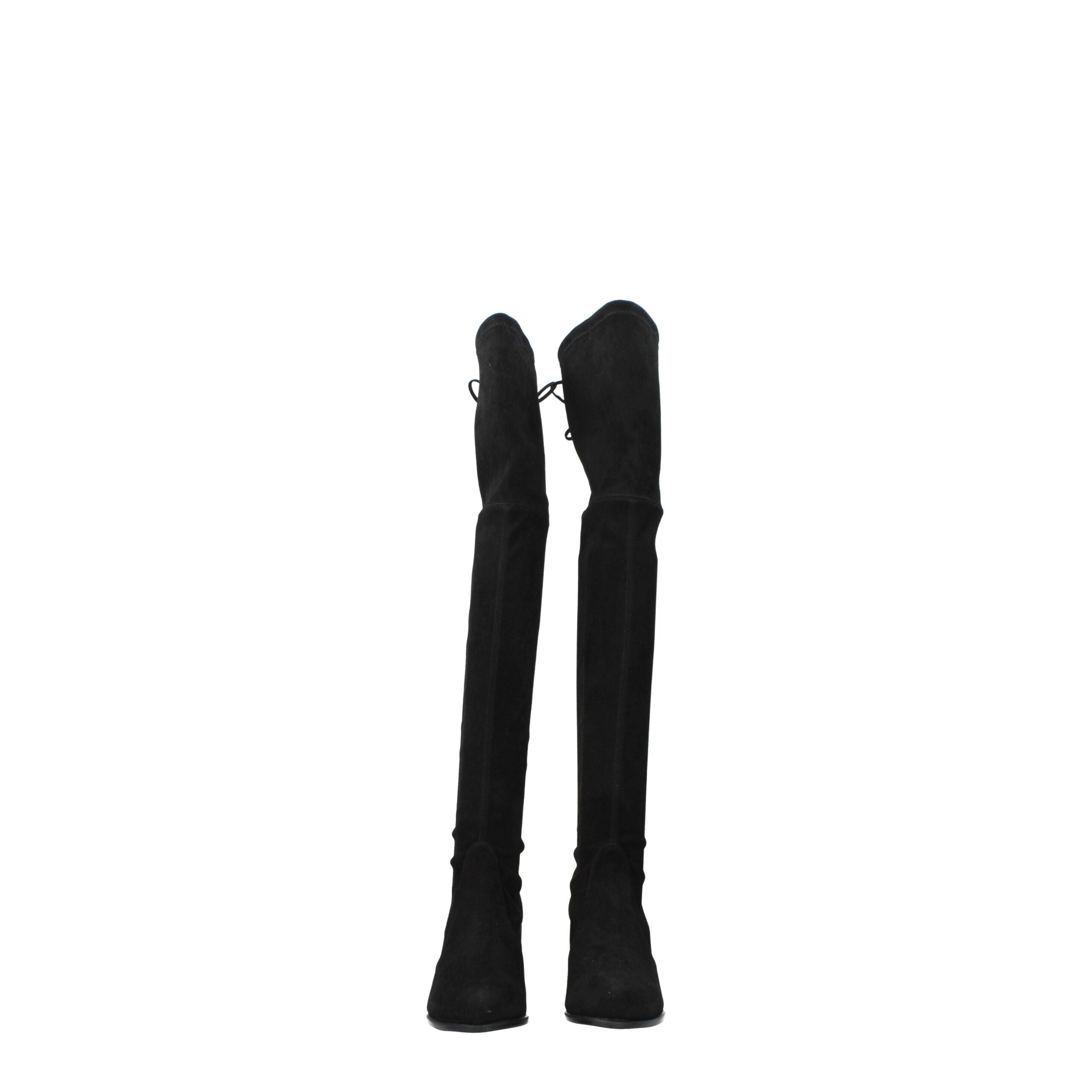 Stuart Weitzman Black Leather Over The Knee Stuart Weitzman