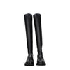 Stuart Weitzman Black Leather Over The Knee Stuart Weitzman