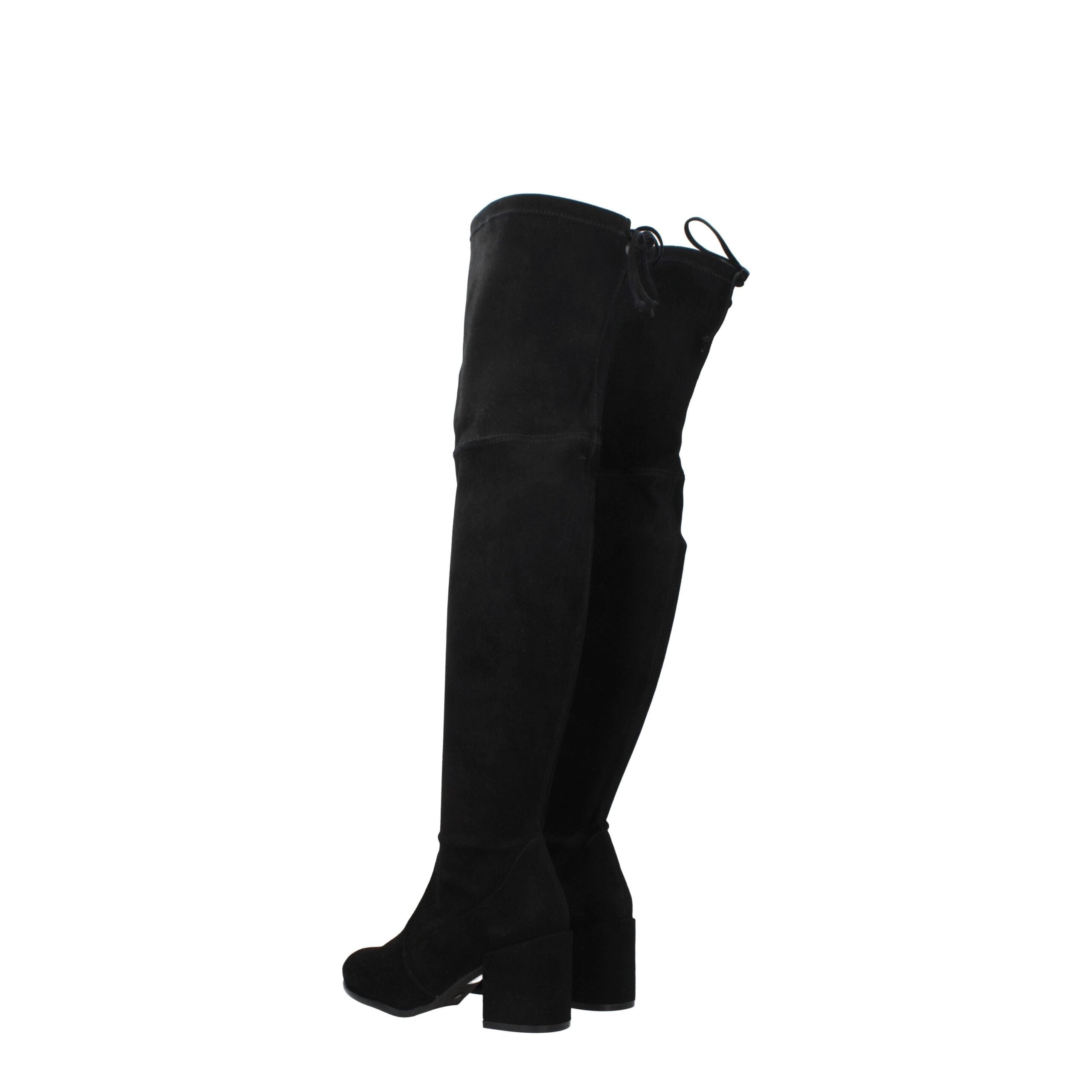 Stuart Weitzman Black Leather Over The Knee Stuart Weitzman