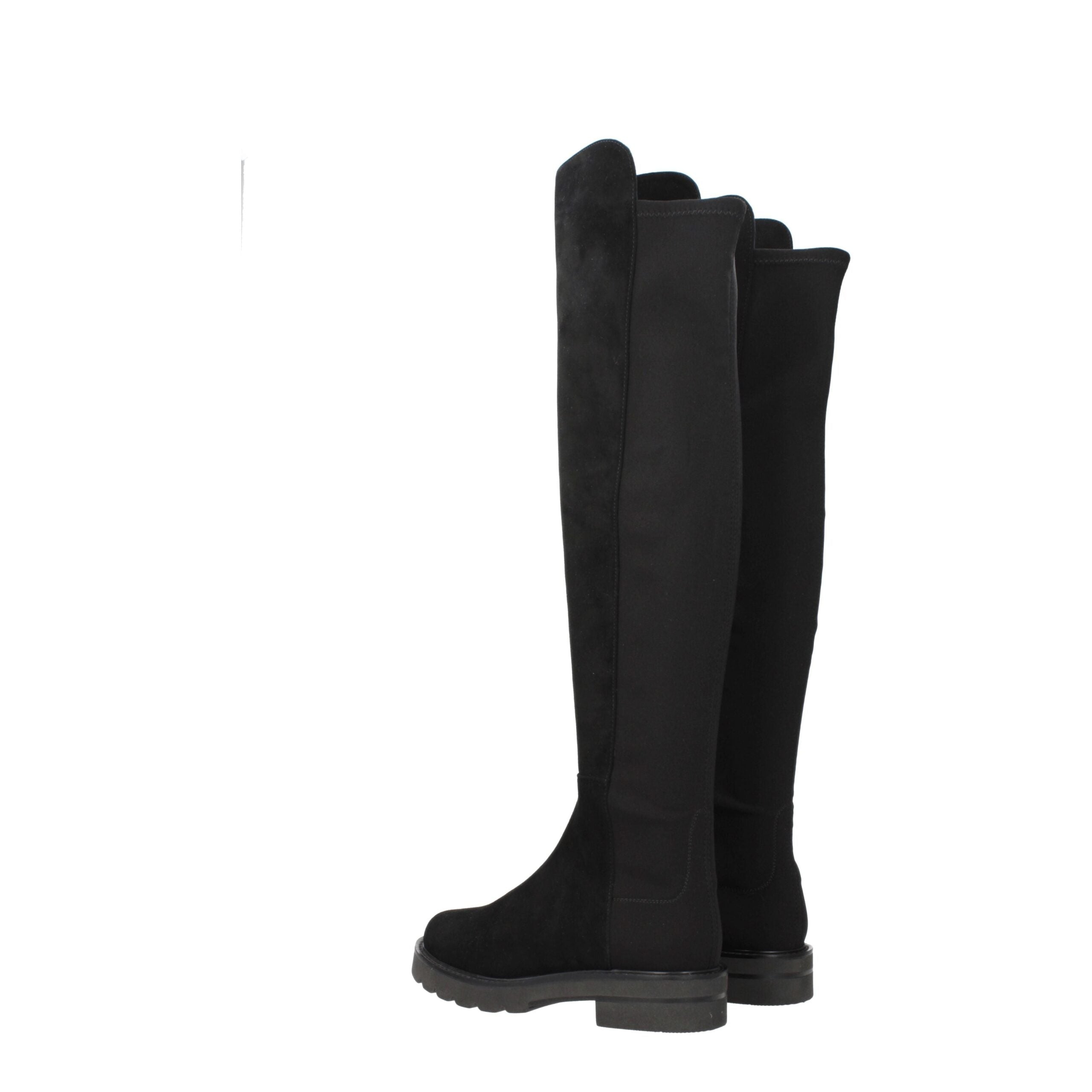 Stuart Weitzman Black Leather Over The Knee Stuart Weitzman