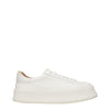 Jil Sander White Leather Platform Sneakers Jil Sander