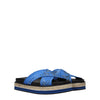 Kenzo Blue Fabric Slippers Sandals Kenzo