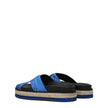 Kenzo Blue Fabric Slippers Sandals Kenzo