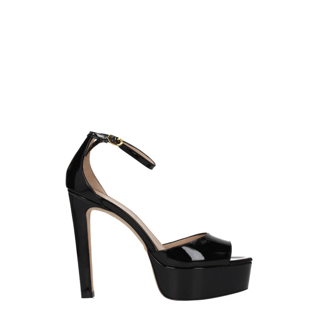 Stuart Weitzman Black Leather Platforms Stuart Weitzman