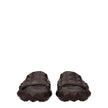 Valentino Garavani Brown Cotton Slippers Sandals Valentino Garavani