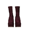 Stuart Weitzman Purple Leather Ankle Boots Stuart Weitzman